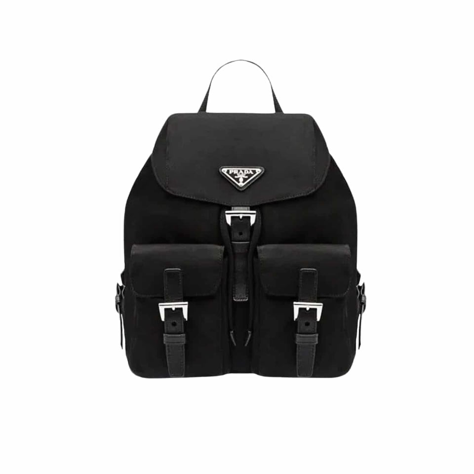 Prada Re-Nylon Medium Backpack Black