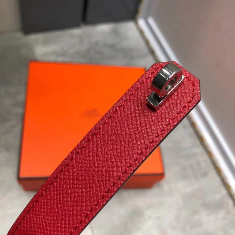 Hermes O’Kelly 24 Belt H07960 Burgundy view 4