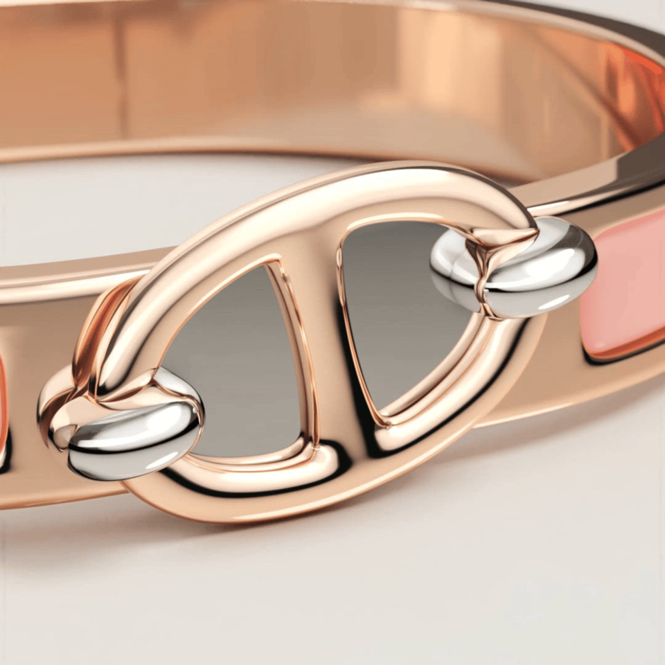 Hermes Mini Click Size 16 Pink view 5