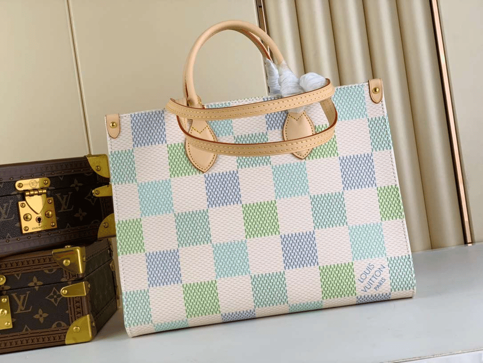 Louis Vuitton Onthego Mm Autres Toiles Damier Pistachio N40518 35Cm view 13
