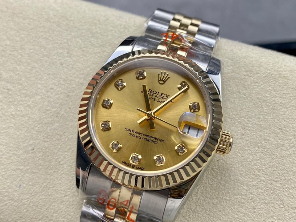[SUPER CLONE] Rolex Datejust 31mm Champagne Dial Jubilee 278273 view 5