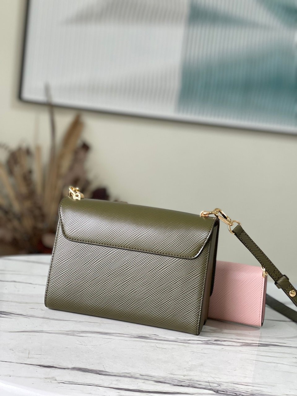 Louis Vuitton Twist Mm 23Cm Khaki view 10