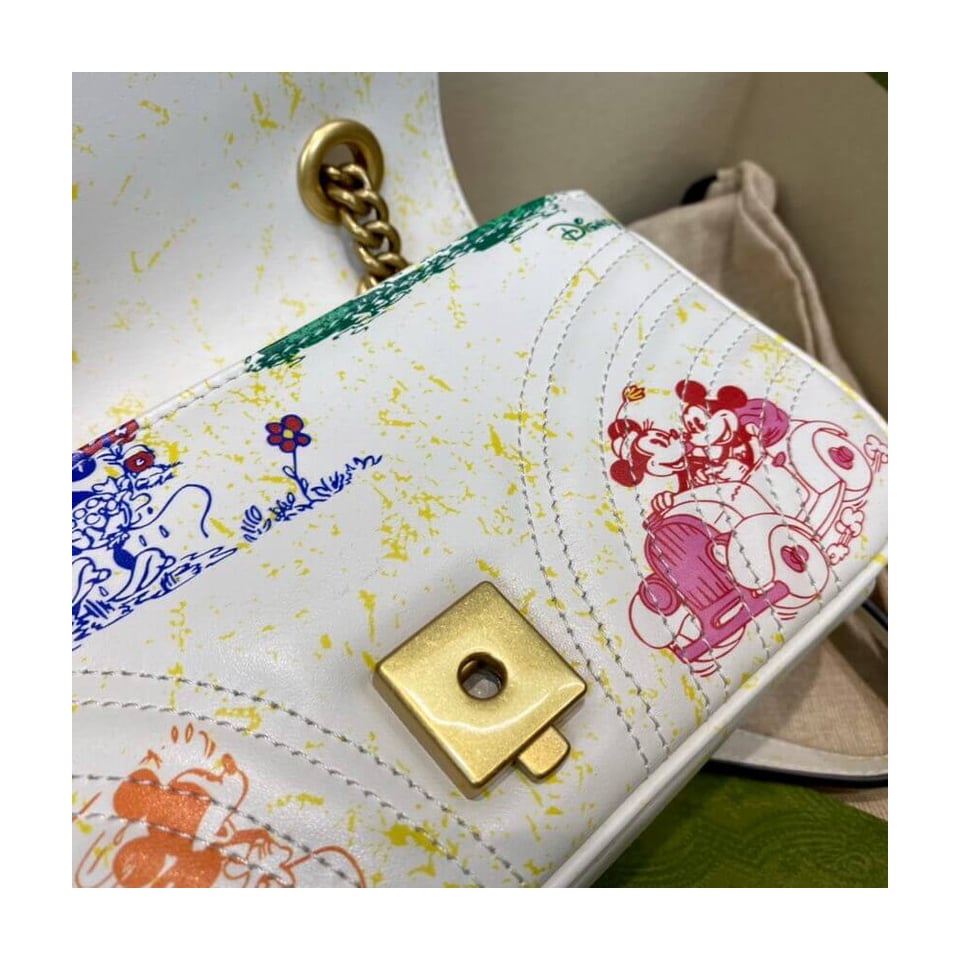 Disney x Gucci GG Marmont Small Shoulder Bag 23cm view 11
