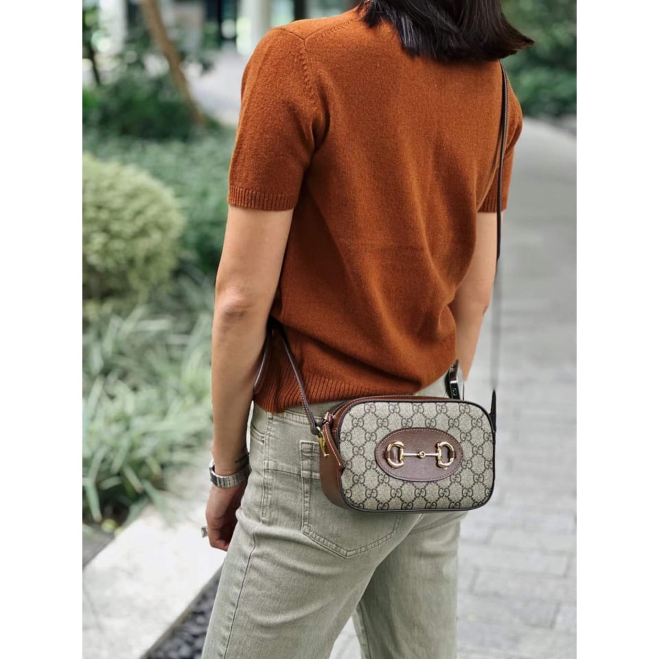 Gucci Horsebit 1955 Small Shoulder Bag view 6