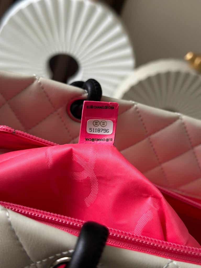 Chanel White High Quality Cambon Tote Bag White view 8