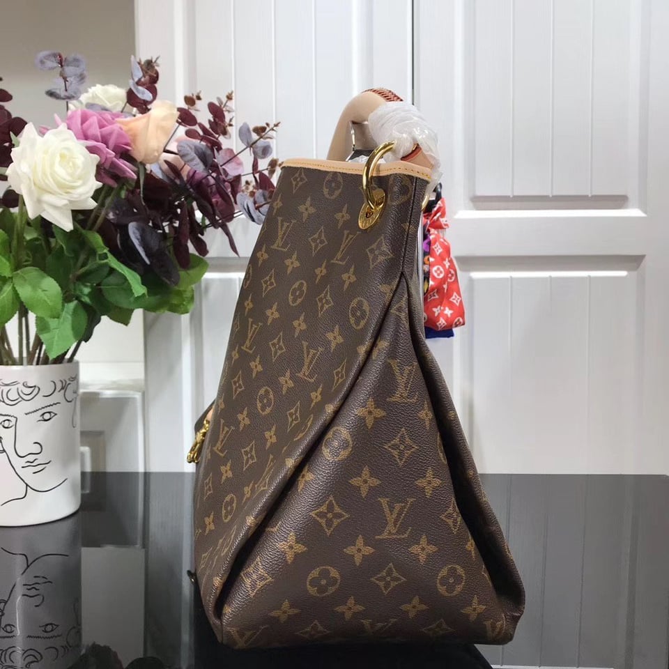 Louis Vuitton Graceful MM 41cm/16.1in Monogram Canvas Brown M44869 – Women view 6