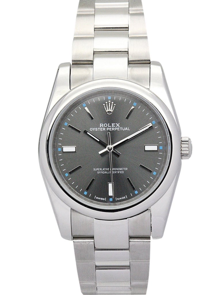 Rolex Oyster Perpetual Lady 31mm Black Dial 177200-2 view 2