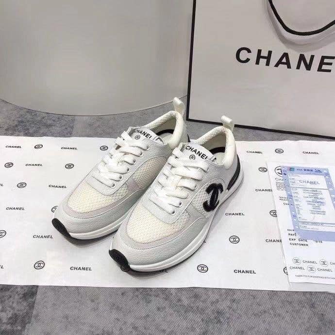 Chanel Cc Sneakers White view 4