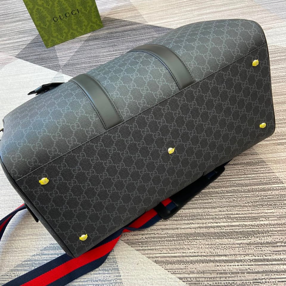 Gucci GG Black Medium Duffle Bag 45cm/17.7in 792074 view 4