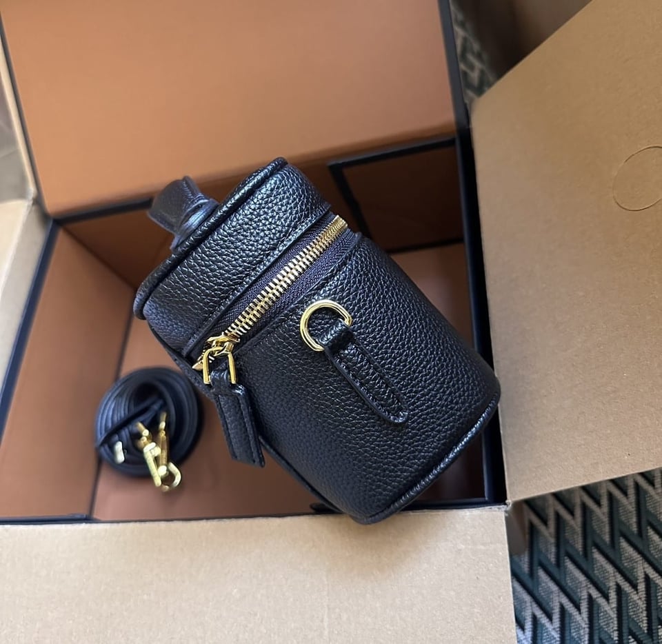 Prada Leather Mini Bag Black 20Cm view 6
