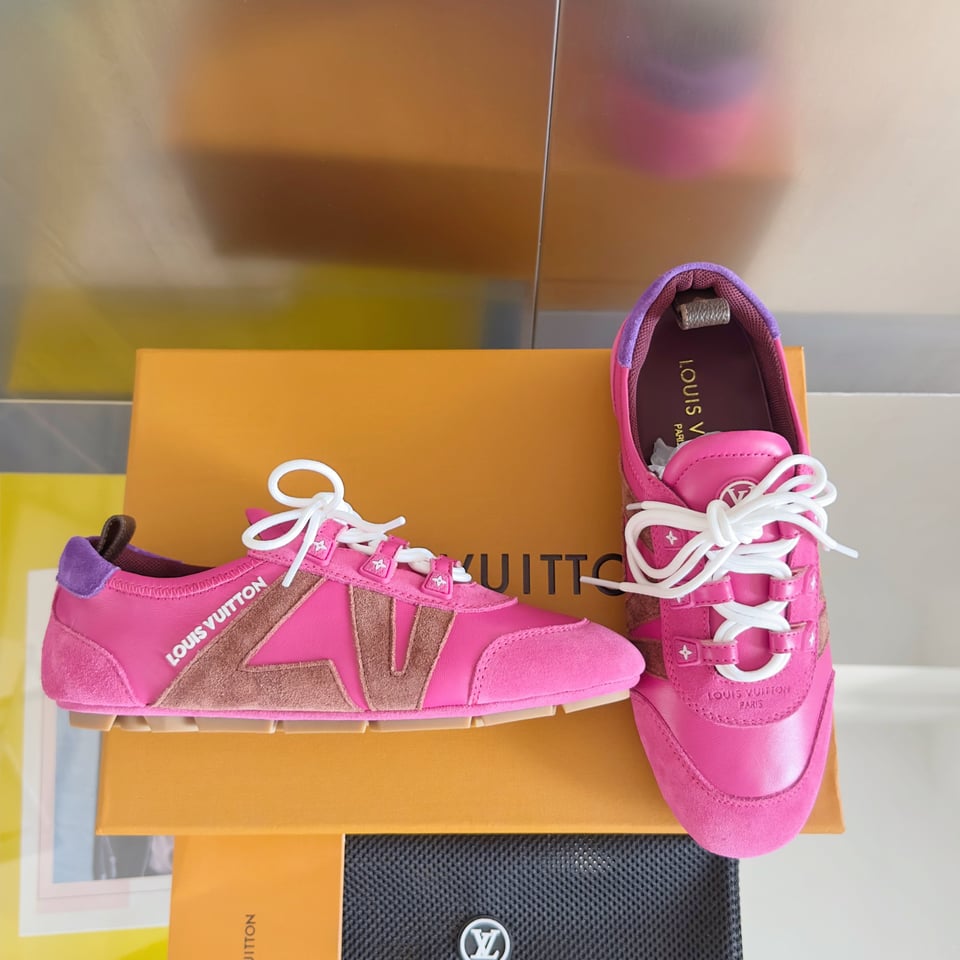 Louis Vuitton Sneakerina Pink &amp; Purple – Women’s Ballet-Inspired Slim Sneakers view 6