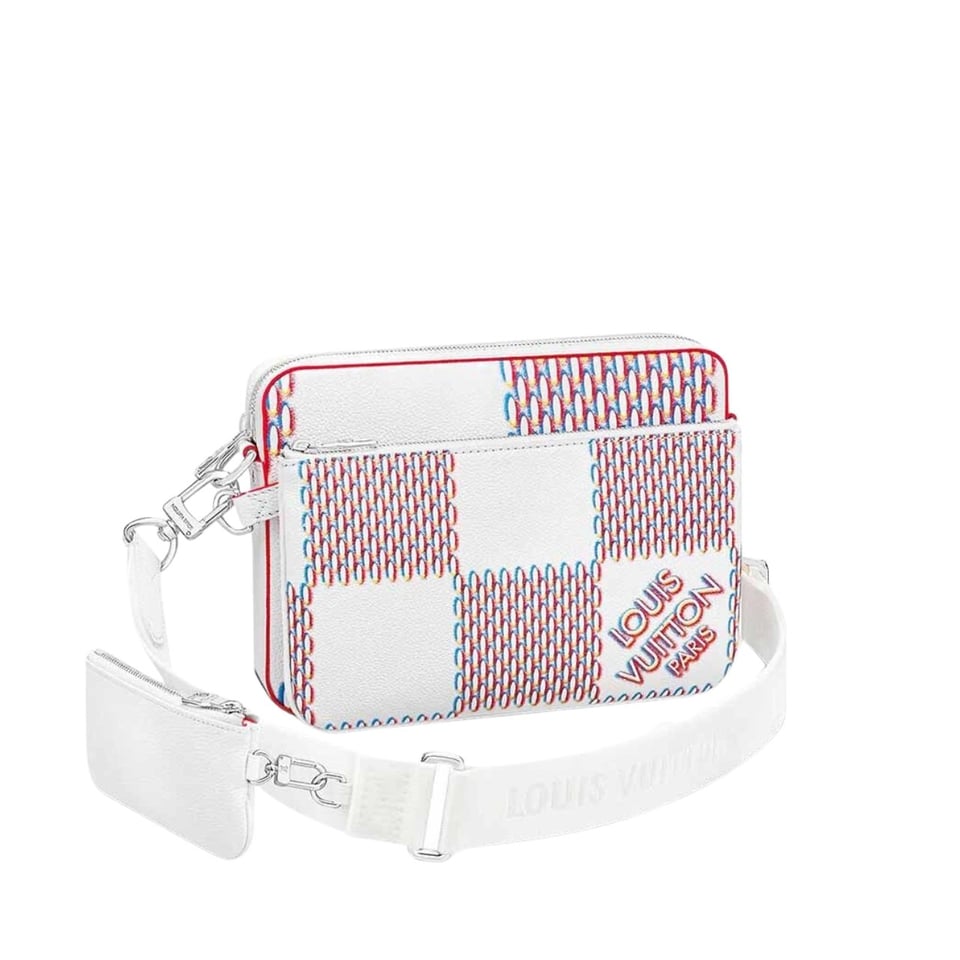 Louis Vuitton Trio Messenger Bag White 25Cm M20665 view 2