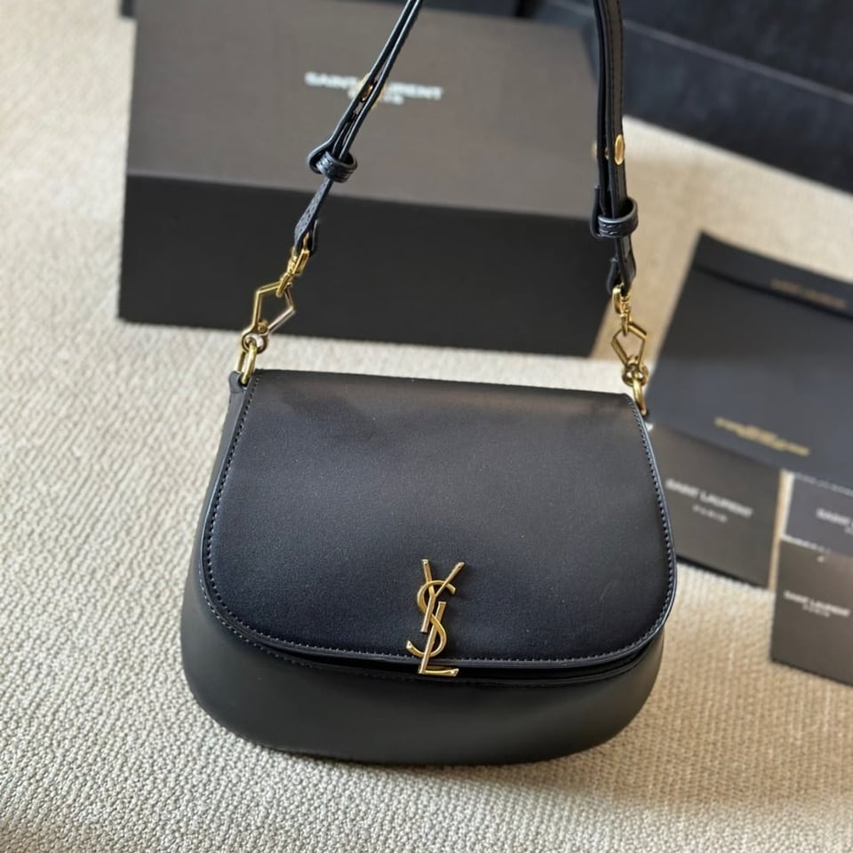 Saint Laurent Voltaire Top Handle In Box Black 20Cm view 5