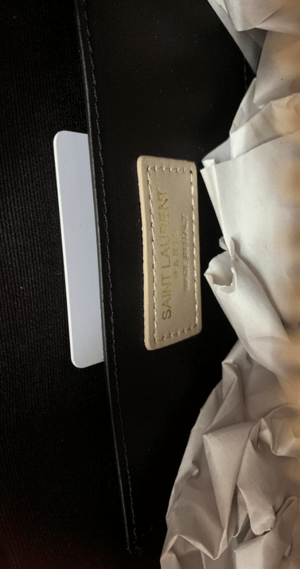 Saint Laurent Lou Camera Bag In Quilted Leather Beige Gold 23Cm view 9