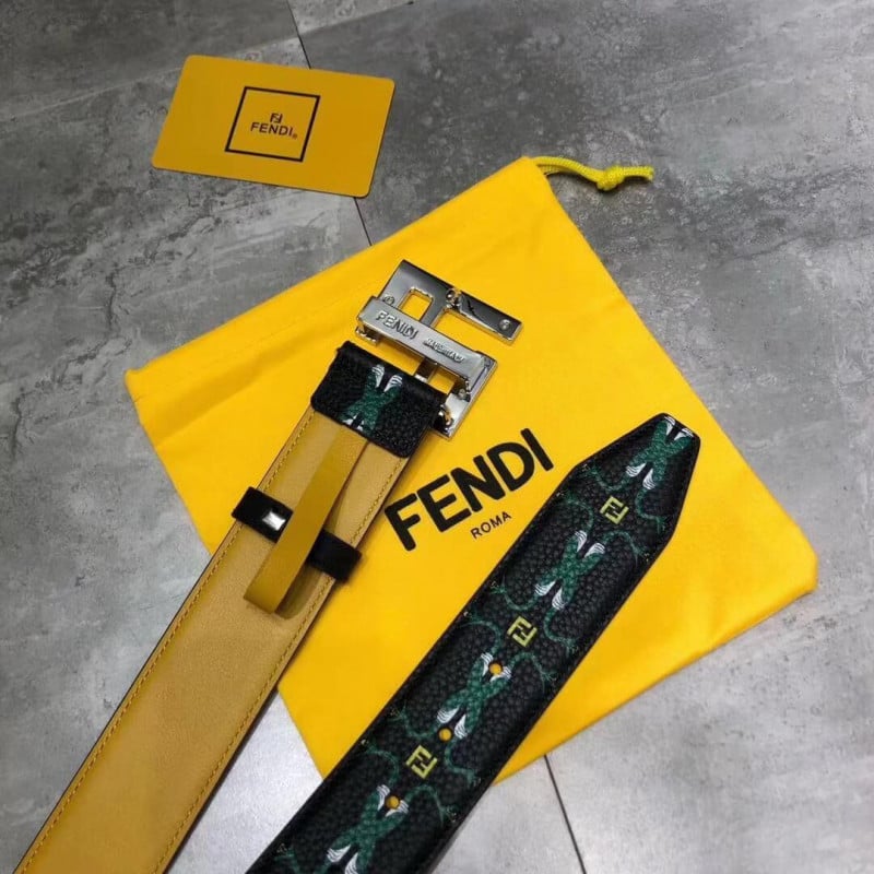 Fendi 40mm Leather Belt 8C057 view 4