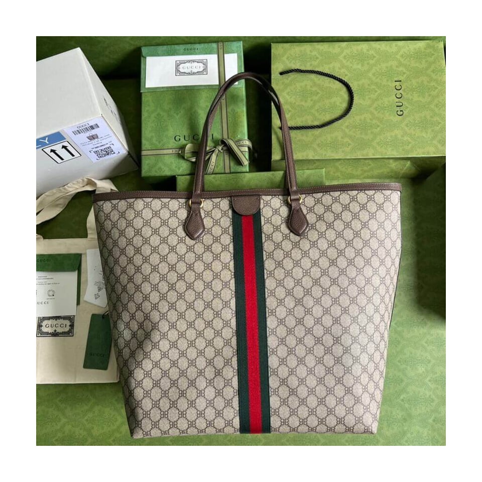 Balenciaga x Gucci Hacker Large Tote Bag Beige view 5