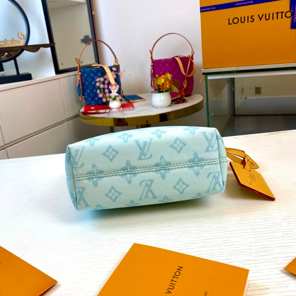 Louis Vuitton Hills Pochette Bag Bleu Courrier 18.5cmM28250 view 7