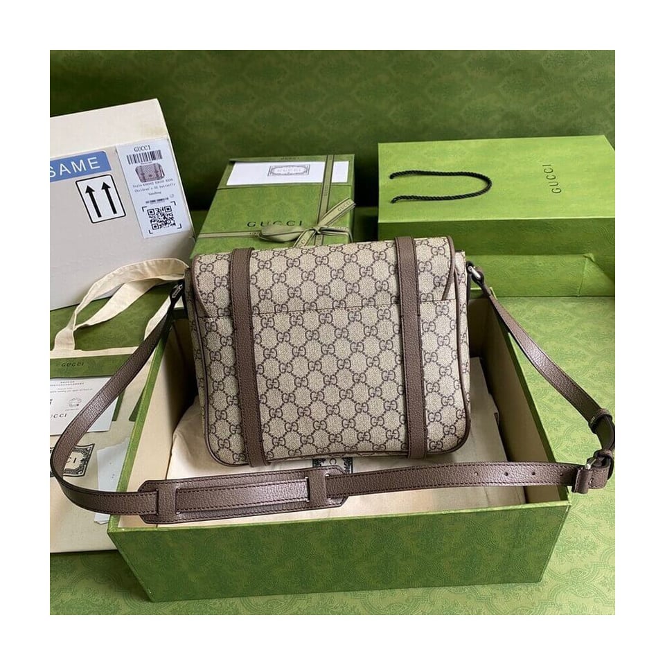 Gucci GG Messenger Bag in Brown view 6
