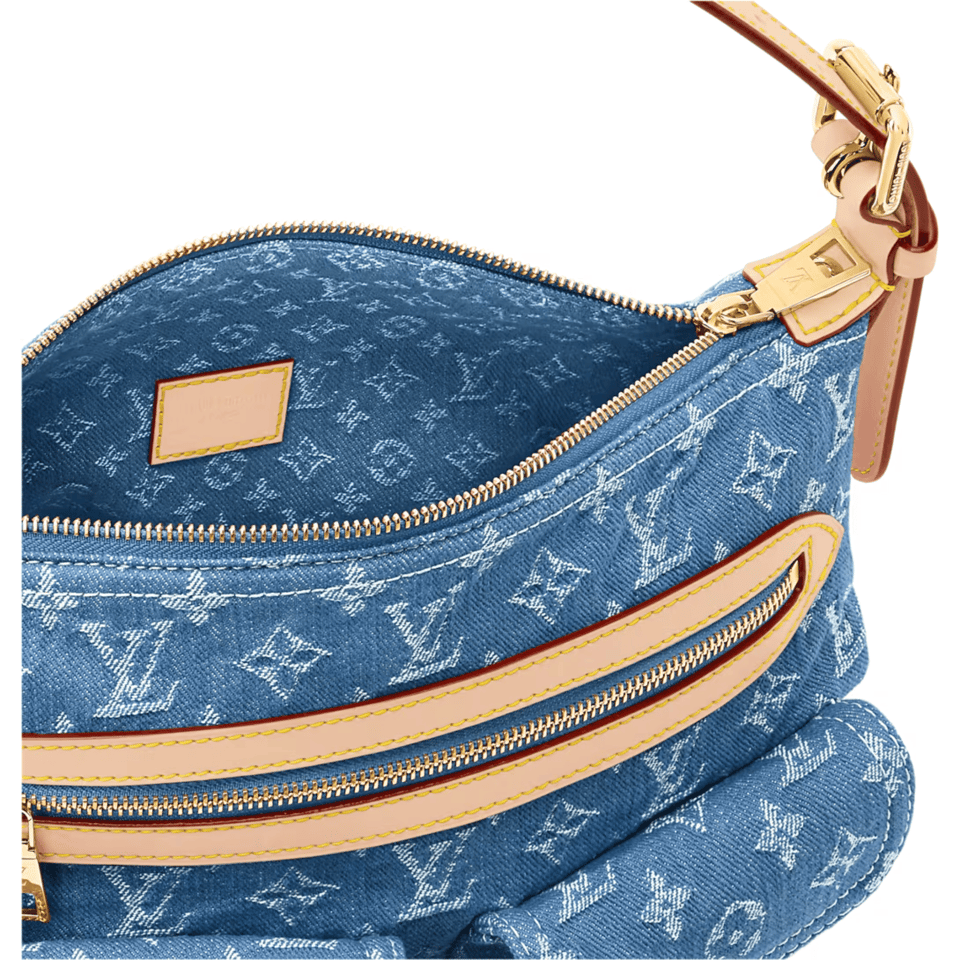 Louis Vuitton Baggy Bleu Denim M27329 30cm/11.8 in view 5
