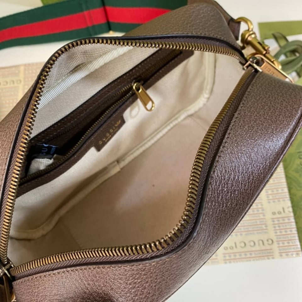 adidas x Gucci Small Shoulder Bag in GG Crystal Canvas view 14