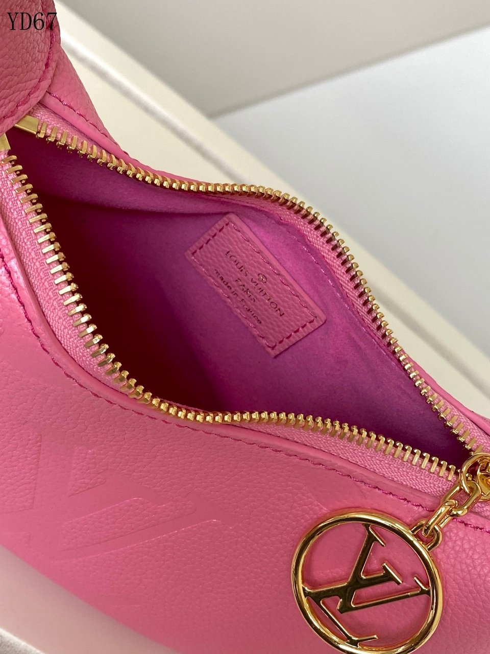 Louis Vuitton Monogram Empreinte Pink Shoulder Bag 20Cm M82391 view 6