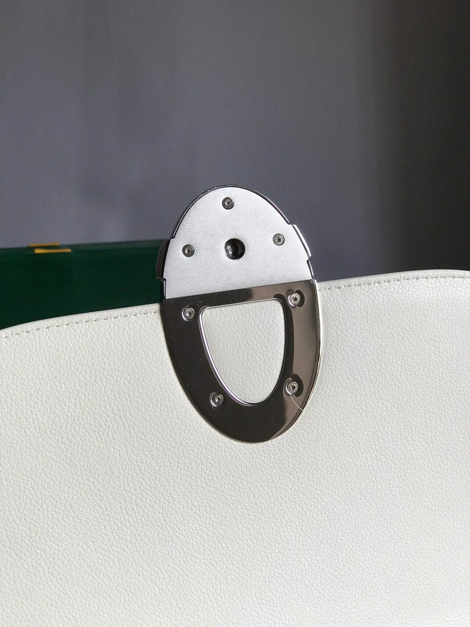 Goyard 233 Bag 25 Cm White Calfskin And Goyardine Canvas 25cm view 8