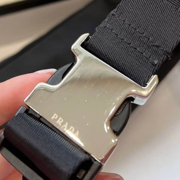 Prada X Adidas Re-Nylon Belt Bag Black view 8