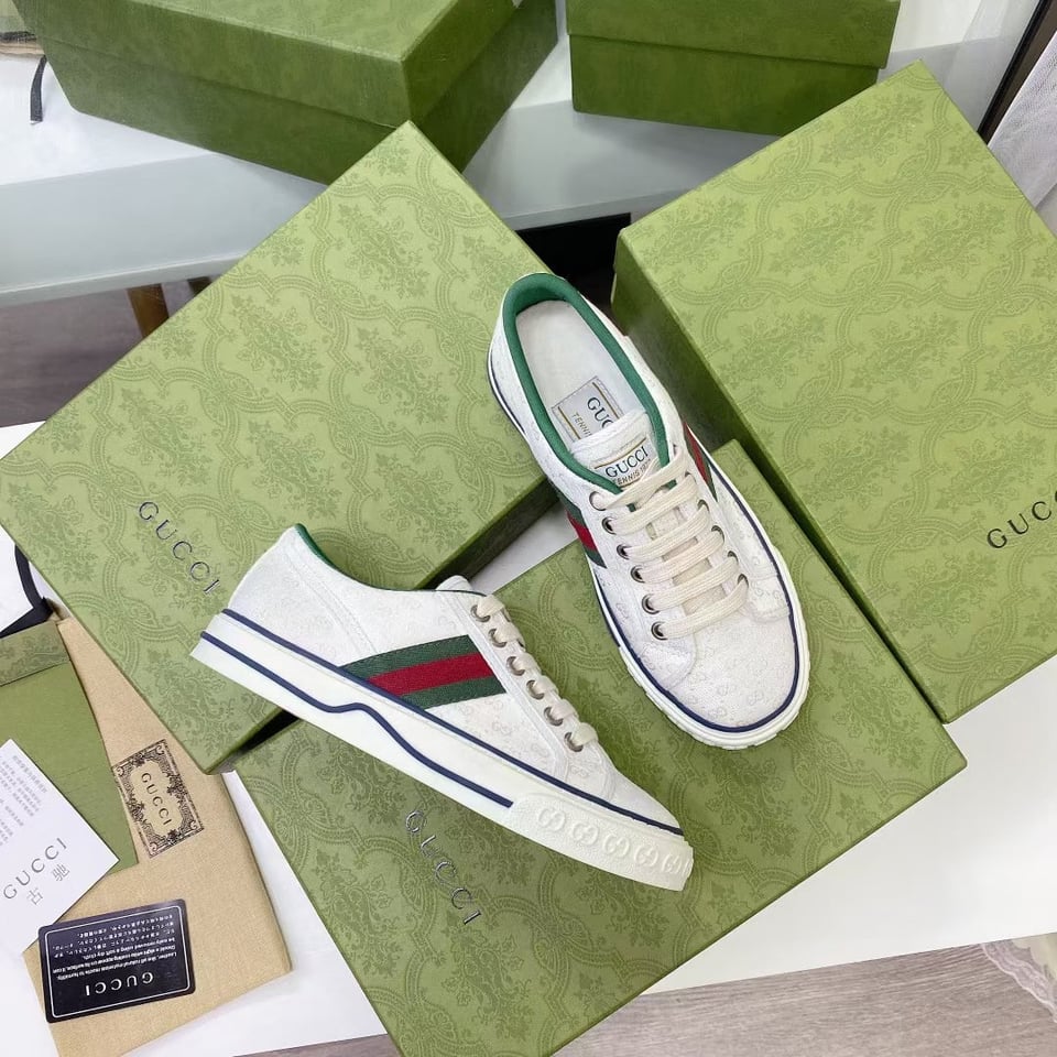 Gucci Tennis 1977 White Mini Gg 606111 99W90 9085 view 8