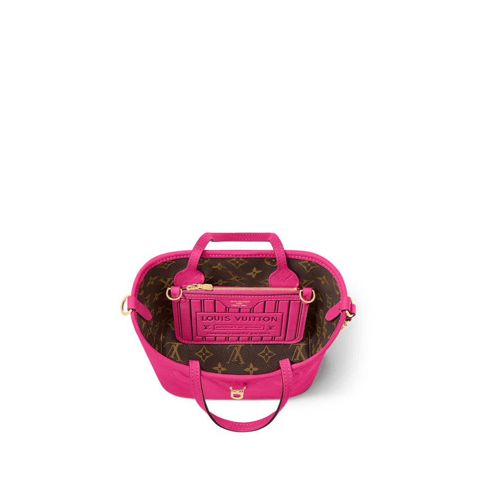 Louis Vuitton Neverfull Bandoulière Inside Out BB Rose Pondichery Cowhide 26.5cm M12106 view 7