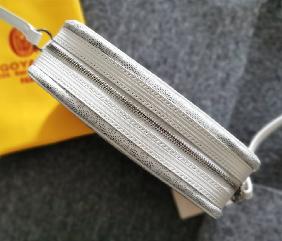 Goyard Cap-Vert Pm Bag 23X8X14Cm White Canvas view 6