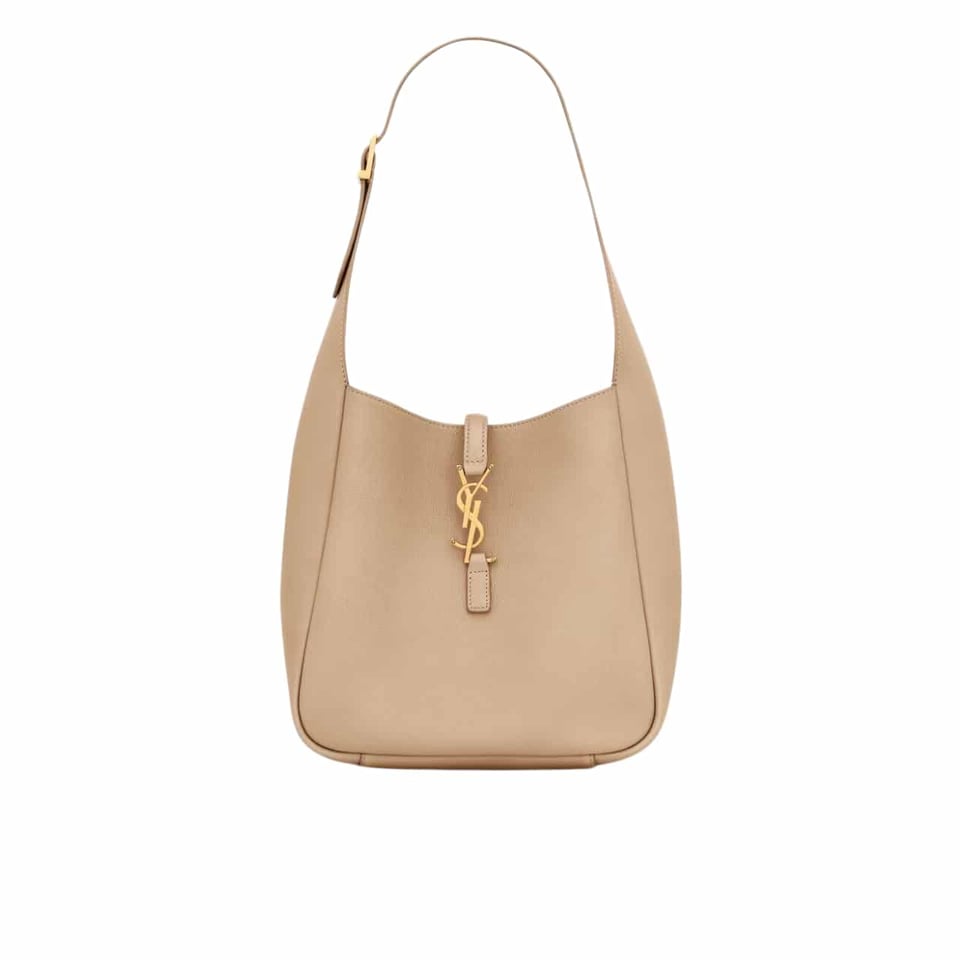 Saint Laurent Le 5 A 7 Supple Small In Grained Leather Rose 24Cm