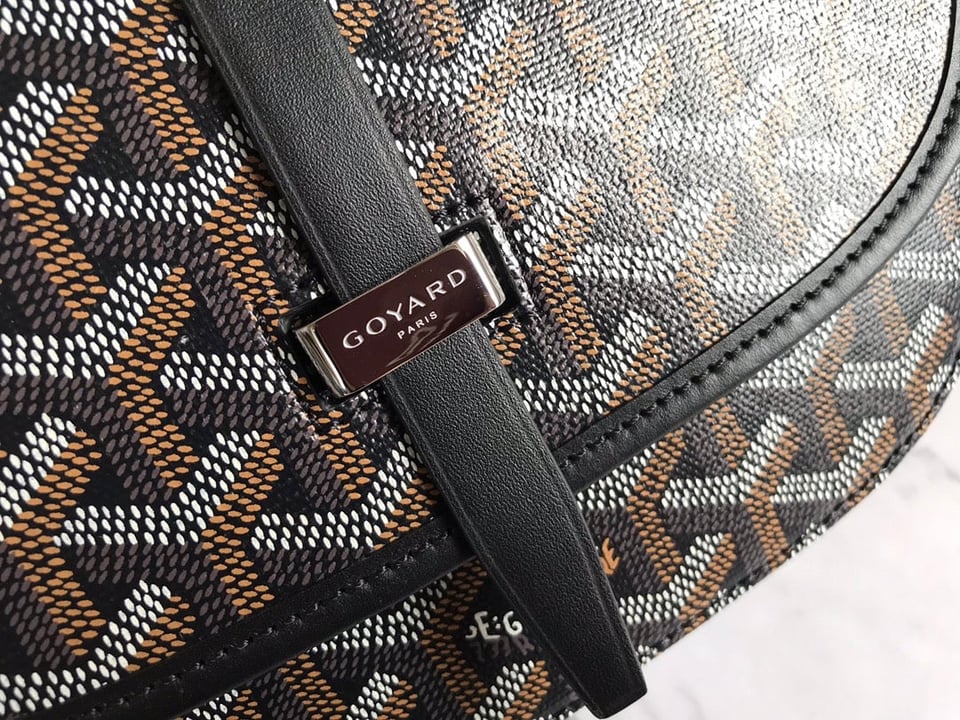 Goyard Belvedere Pm Bag 21Cm Black Canvas view 7