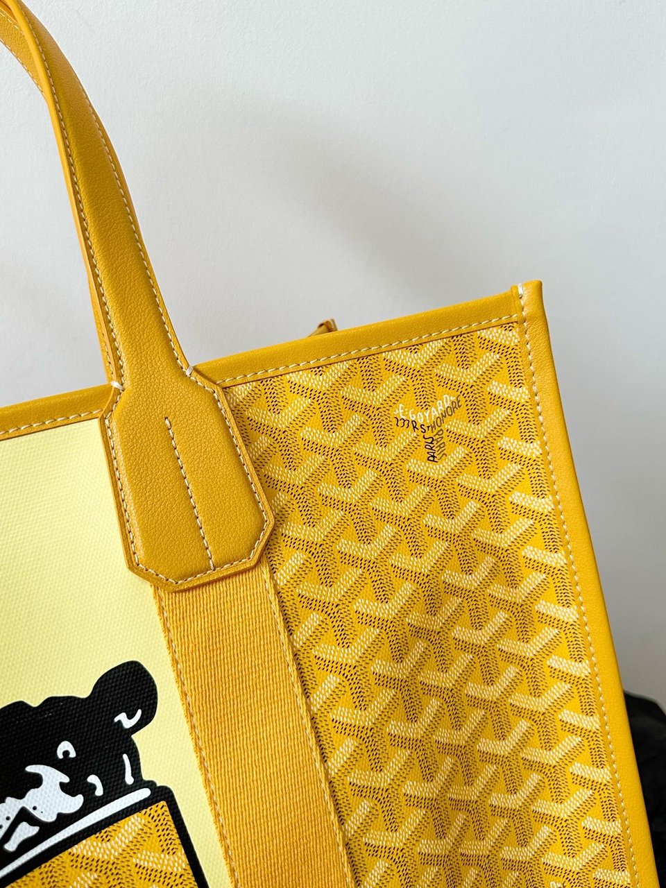 Goyard Goya Villette Tote 45Cm Yellow Canvas view 5