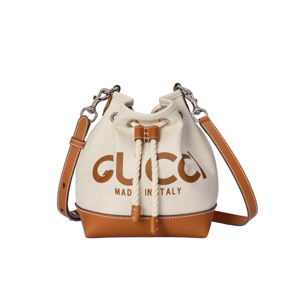 Gucci Mini Shoulder Bag With Gucci Print view 2