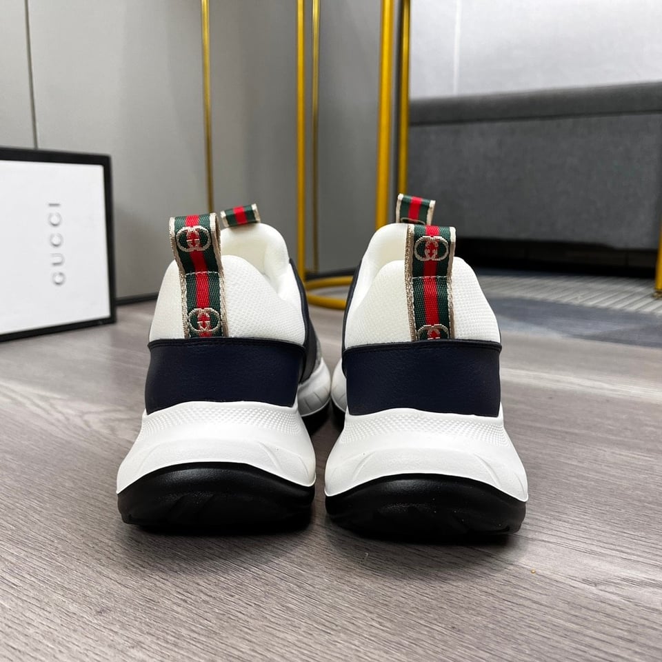 Gucci Sneaker Gg Canvas Blue White view 4