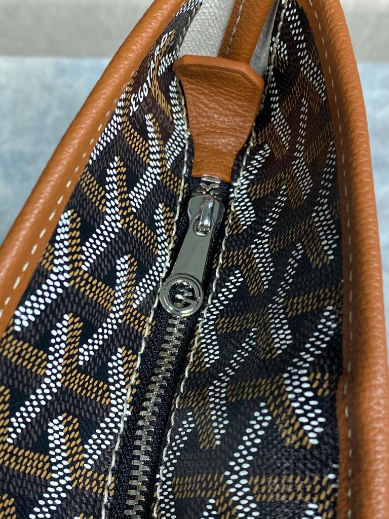 Goyard Artois PM Tote Bag 40Cm Black And Tan Canvas view 9