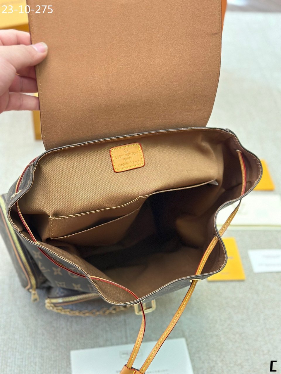 Louis Vuitton Backpack Monogram Brown 45Cm view 7