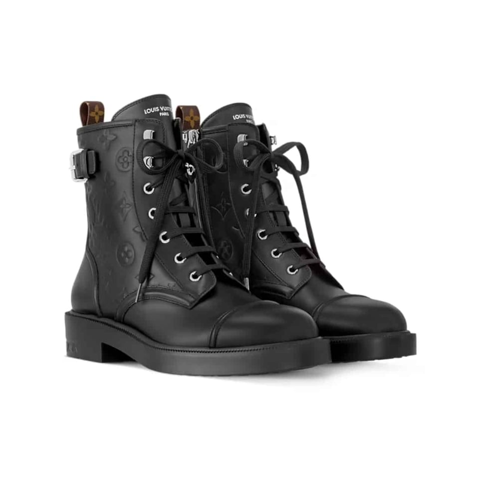 Louis Vuitton Citizen Flat Ranger Boot Monogram Black view 2