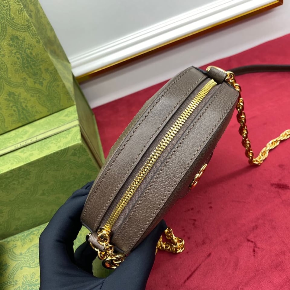 Gucci Ophidia Mini GG Round Shoulder Bag view 19