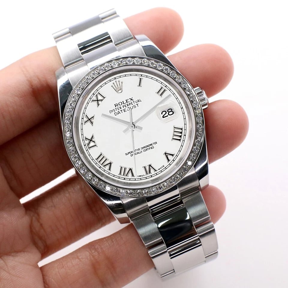 [Superclone] Rolex Datejust 36mm White Dial Jubilee 126284RBR view 4