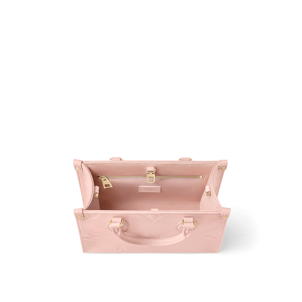 Louis Vuitton Onthego Pm Monogram Empreinte Pink Opale 25Cm M47135 view 5