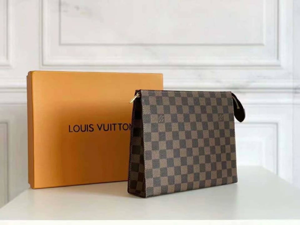 Louis Vuitton Pochette Voyage Damier Ebene 25Cm view 3