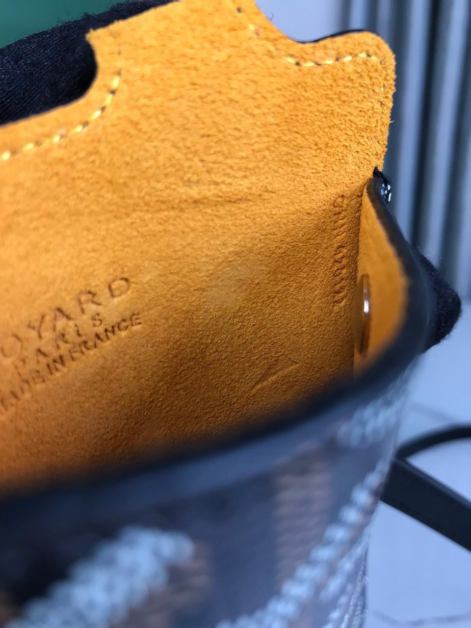 Goyard Montmartre Gm Case 18 Cm Black Goyardine Canvas view 10