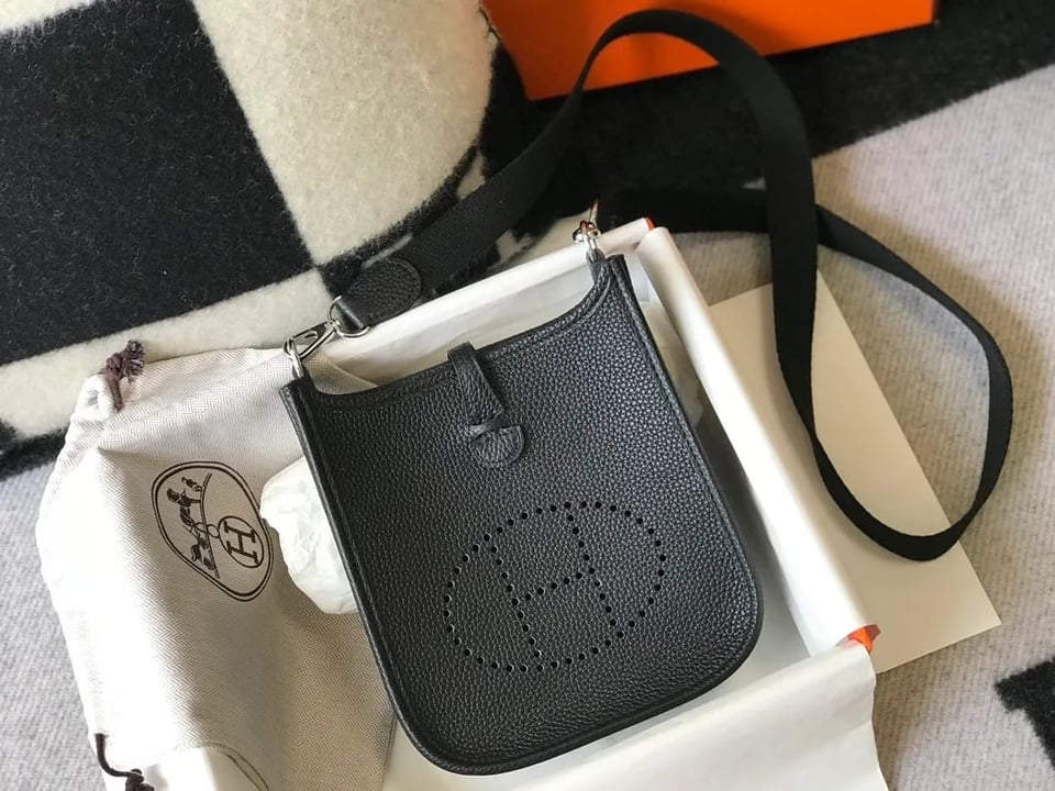 Hermes Evelyne 16 Amazone Black Bag 16Cm H069426Ckav view 3