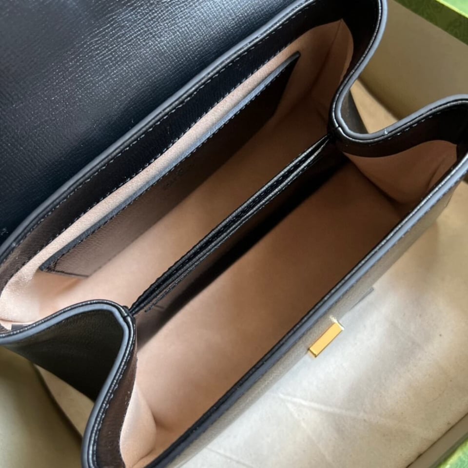 Gucci Horsebit 1955 Leather Top Handle Bag view 10