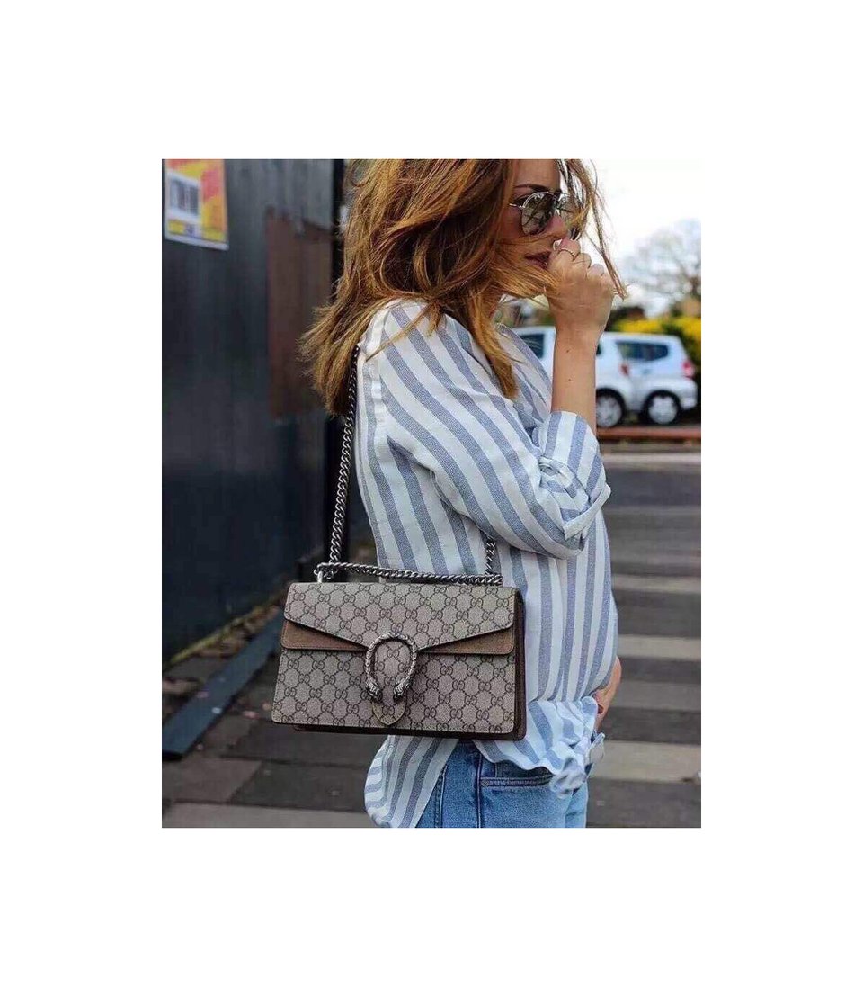 Gucci Dionysus Small GG Shoulder Bag Apricot view 4