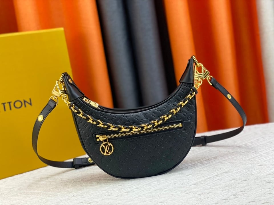 Louis Vuitton Loop Baguette Bag Black 23Cm M22591 view 11