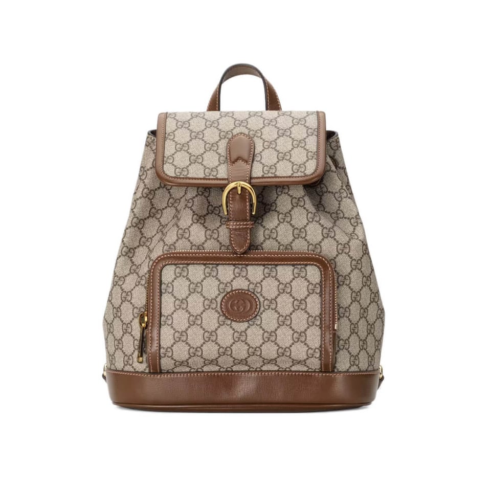 Gucci Backpack with Interlocking G in GG Supreme