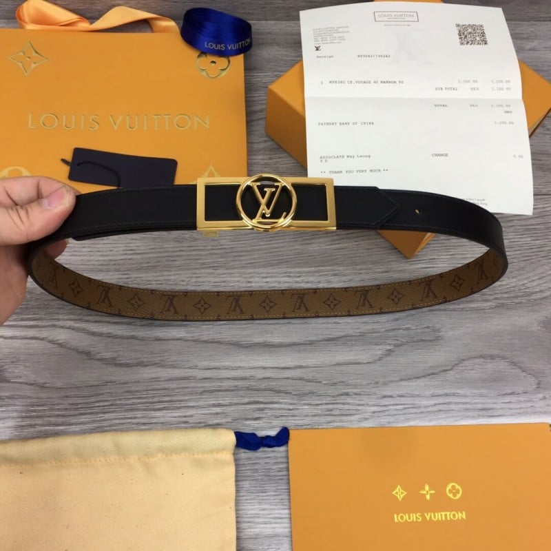 Louis Vuitton Dauphine 25mm Reversible Belt M0203U view 8