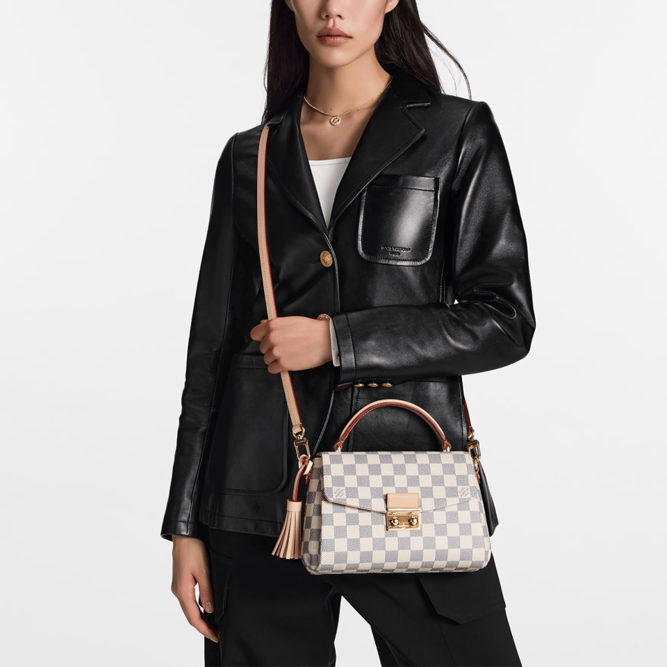 Louis Vuitton Damier Azur Croisette 25Cm view 3